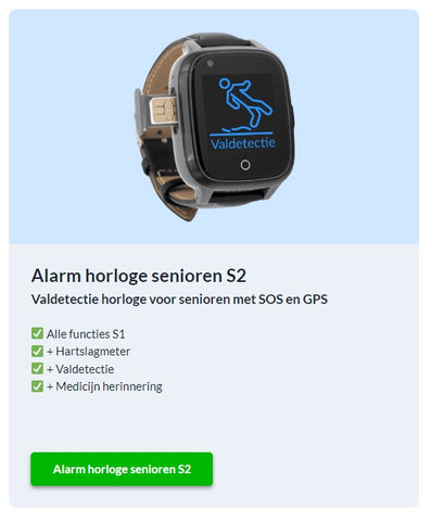 S2 alarmeringshorloge met valdetectie kopen